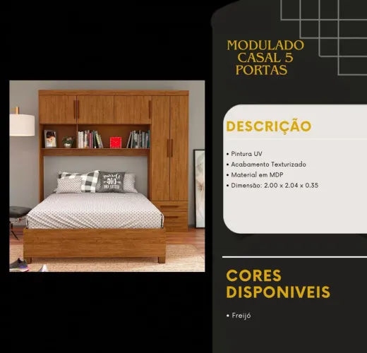 Guarda roupa modulado 