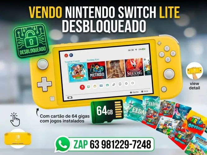 Vendo Nintendo Switch lite.