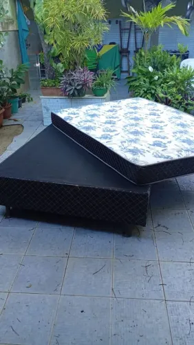 Cama de Casal Gazin ( COLCHÃO DE ESPUMA )