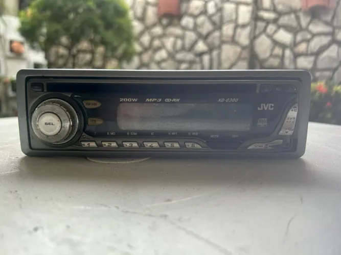 SOM AUTOMOTIVO JVC ORIGINAL KD-G300 - CD PLAYER - RÁDIO AM/FM