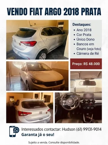 Fiat Argo Drive 1.0 6V Flex 2018