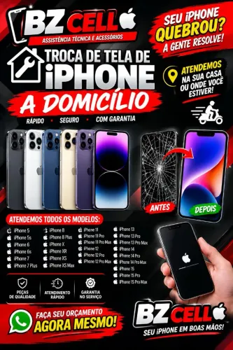troca de tela de iPhone a domicílio