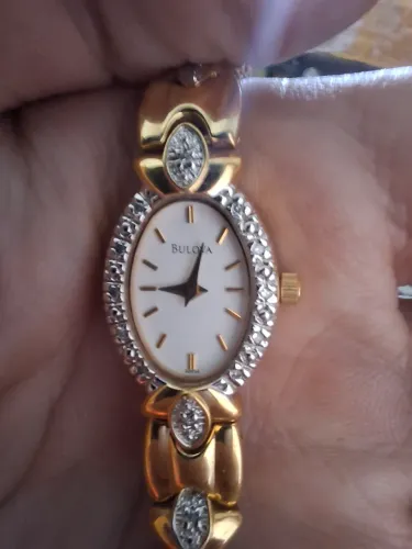 Relógio Bulova Quartz A2 (metal bezel / stainless Steel back) ORIGINAL