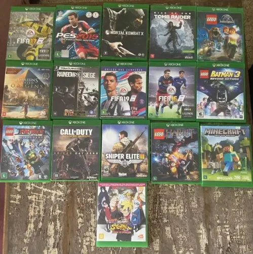 Lote de 16 jogos XBOX ONE