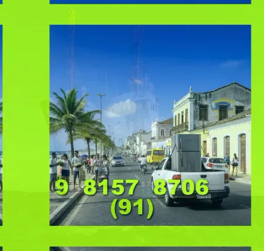 Frete barato com André agora! Chame no (91) 9.8157+8706 transporte rápido e preço justo.