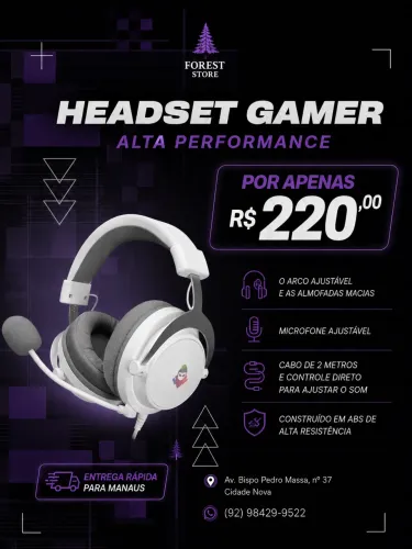 Headset Gamer MANCER Aura