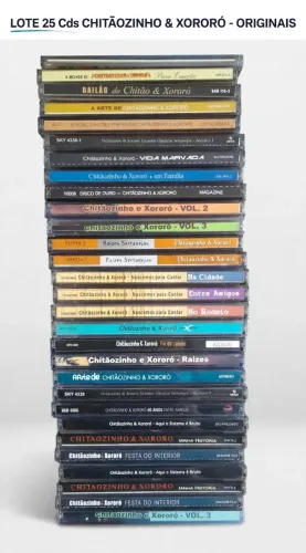 Lote 25cds Chita?ozinho&Xororó Originais Coleção de F?