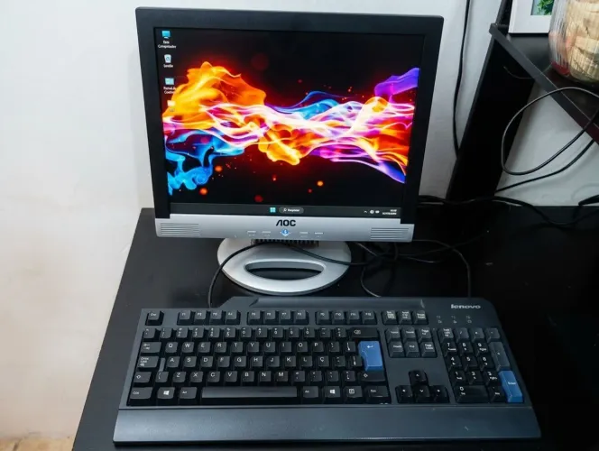 PC Completo Lenovo i5 + Placa de Vídeo GT 640 + HD 1TB