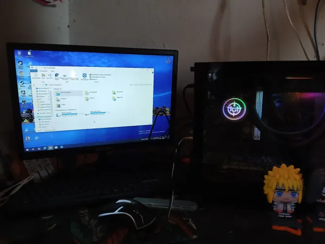 PC gamer basico + conta com alguns jogos
