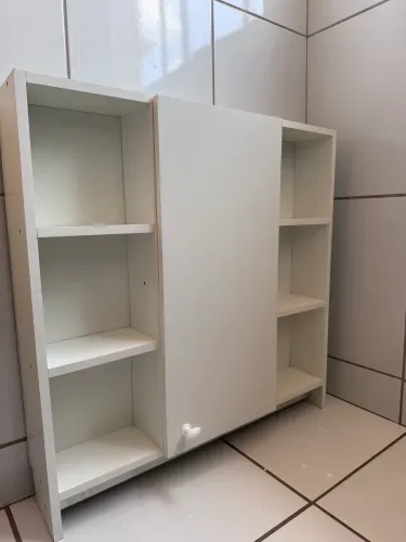 Nicho/Armário Organizador para Banheiro - Branco