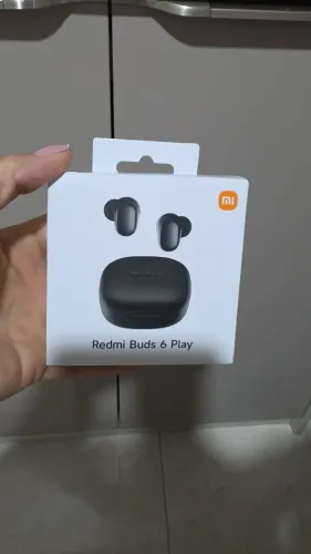 Fone De Ouvido Bluetooth Xiaomi Redmi Buds 6 Play Preto