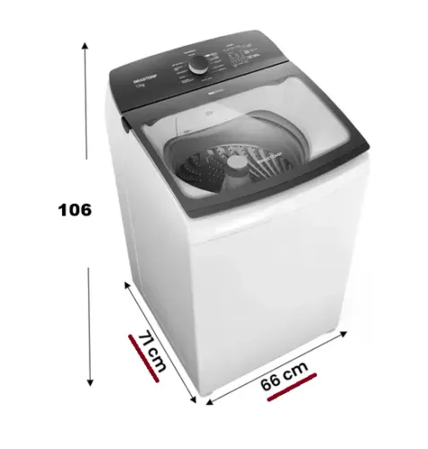 Brastemp Máquina De Lavar 12kg Tira Manchas Advanced Bwk12ab