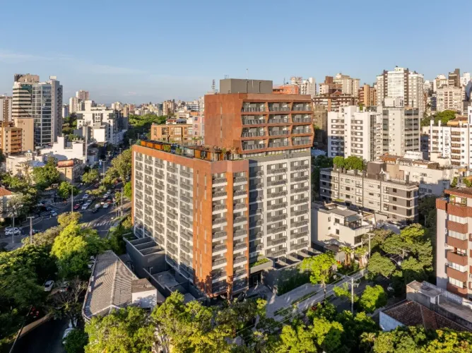 Apartamento com 25m², 1 dorm, Rio Branco, junto ao Parque Moinhos de vento