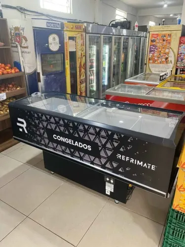 Ilha Expositor Horizontal  2M Pronta Entrega Refrimate