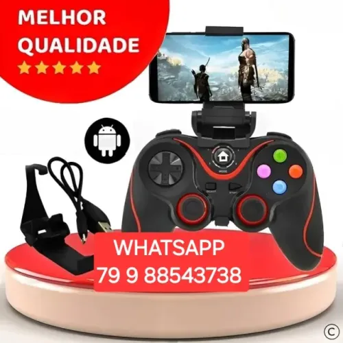 CONTROLE GAMER BLUETOOTH CELULAR RODA TODOS OS JOGOS TRANQUILAMENTE