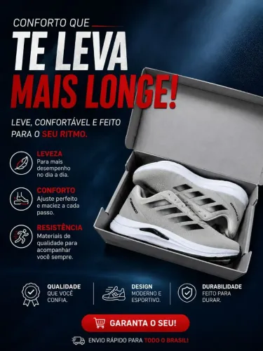 Tênis Damando Nº42 Cinza