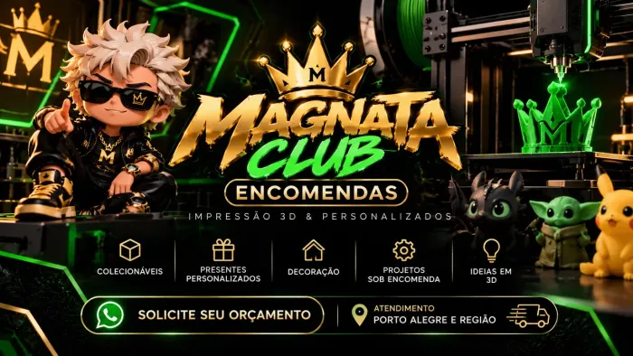 Impressão 3D Personalizada | Presentes, Decoração e Encomendas
