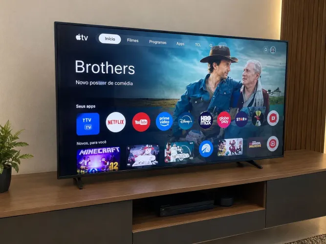 Tv 55 polegadas tcl qled troco