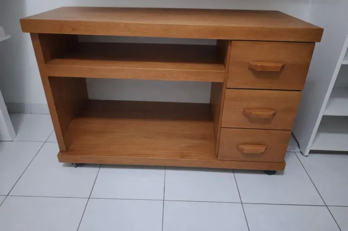 Rack / Aparador em Madeira Pura (Maciça) - Super Resistente