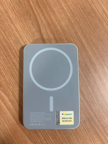 Power Bank Geonav MagSafe 5.000mAh Ultraslim 20W - Prata