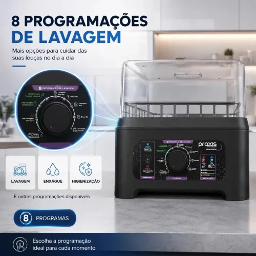 Máquina de lavar louça portátil semi automática