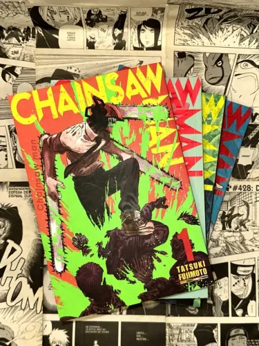 Mangás Chainsaw Man 1 ao 4