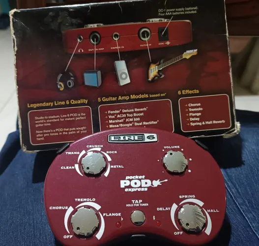 Line 6 Pocket Pod Express (Simulador portátil de amplificador)