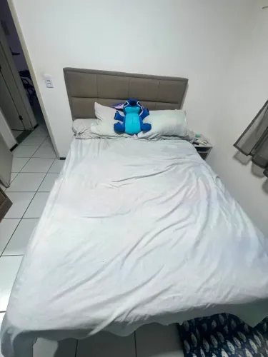 Cama box casal com cabeceira