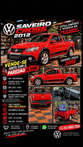 Vende-se uma Saveiro CROSS 2012
