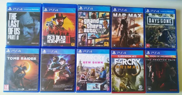 Jogos ps4 originais mídia física (preços de cada jogo na descrição)