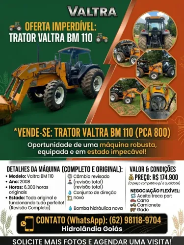 VENDO TRATOR VALTRA