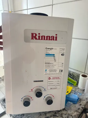 Aquecedor a Gás Rinnai 7,5L