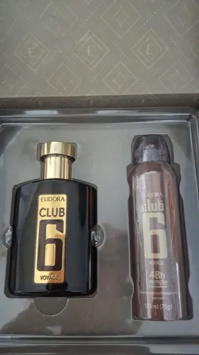 Kit de perfume Eudora Club 6 Voyage masculino