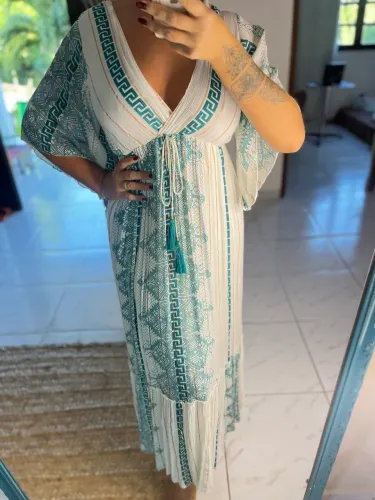 Vestidos indiano longo