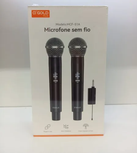 Kit microfone sem fio 