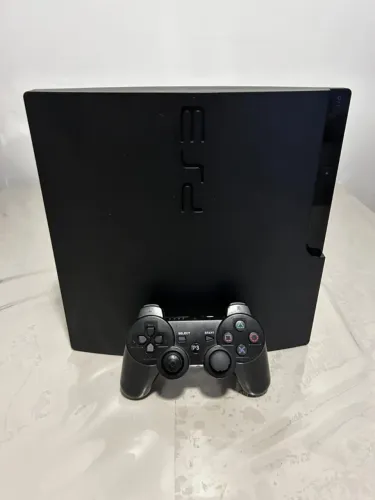 PLAYSTATION 3 SLIM DESTRAVADO EM HEN + 1 CONTROLE PARALELO