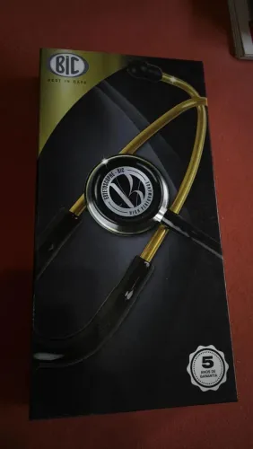 Estetoscópio BIC High Performance Preto - Completo