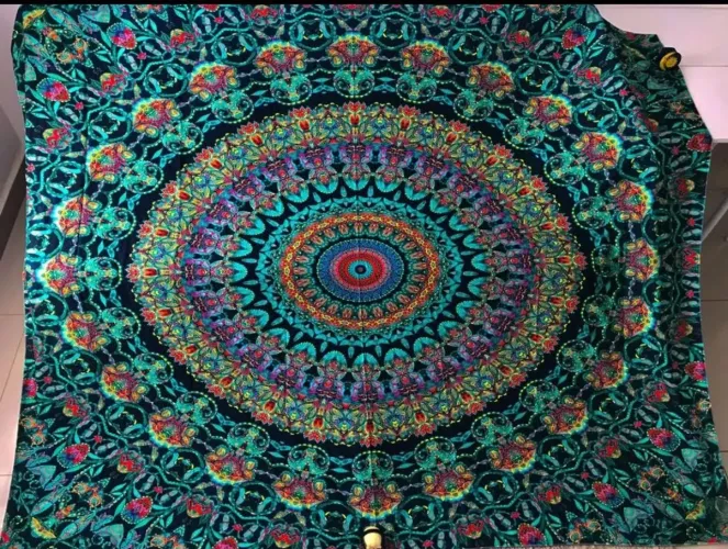 Mandala Decorativa, Tapeçaria de Parede.