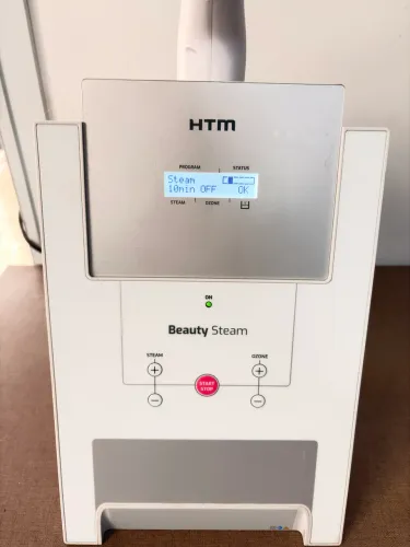 ? OPORTUNIDADE - Vaporizador Facial HTM Beauty Steam + Lupa LED de Brinde ?