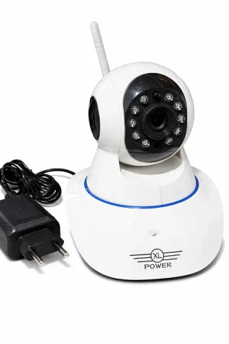 Câmera IP Wi-Fi Rotativa 360° Visão Noturna Monitoramento App HD