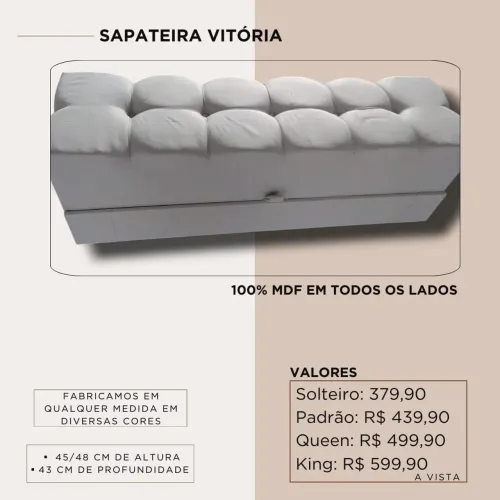 Sapateiras em MDF, diversas cores, sob encomenda, APROVEITE!!!
