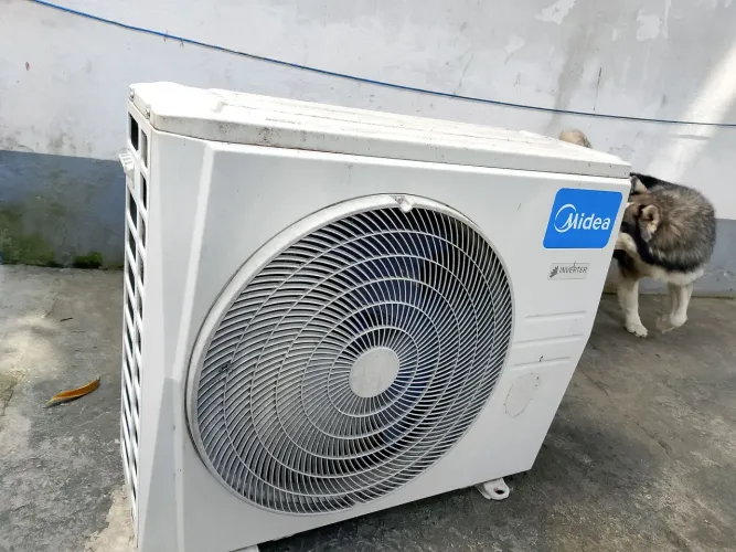 Limpeza de ar condicionado split (o)..