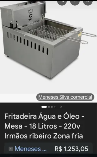 Fritadeira água e óleo