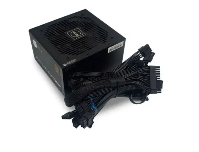 Fonte Dazz Gamer ATX, 750W Real, 80 Plus Bronze, PFC Ativo