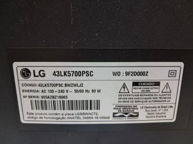 Vendo Smart TV LG 42