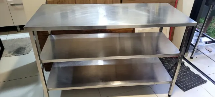 Mesa industrial de inox