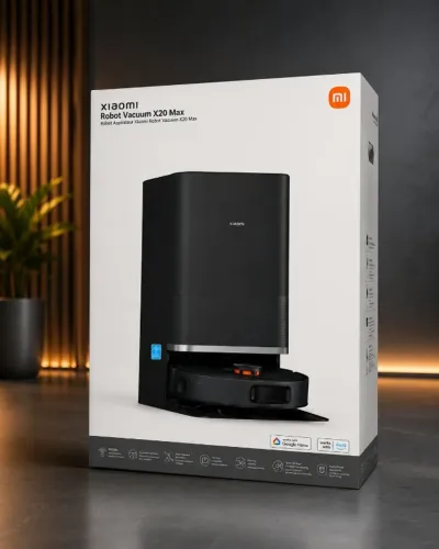 Aspirador Robô Xiaomi Mi Robot Vacuum X20 Max D109DL 220V Preto