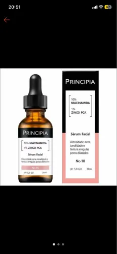Principia- clarea manchas escuras,combate Acne