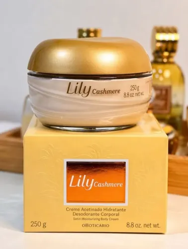 Creme acetinado Lily Cashmere