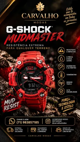 G-SHOCK - A PROVA D'ÁGUA